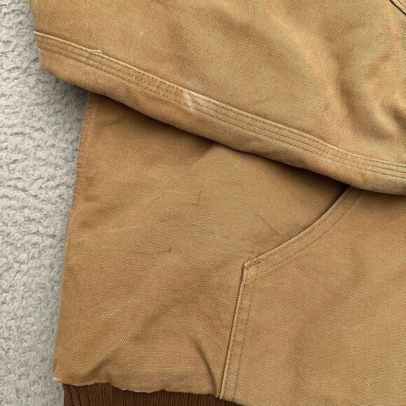 Vintage Carhartt Jacket Men's XL J140 BRN Quilt Lined Distressed Made in USA - Picture 4 of 15